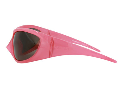 Balenciaga Shield Sunglasses Pink/Grey (BB0252S-30013804-002)