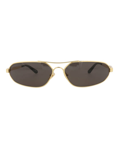 Balenciaga Shield Wrap Sunglasses Gold Gold Grey (BB0227S-30013402-001)