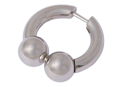 Balenciaga Skate Earrings Silver