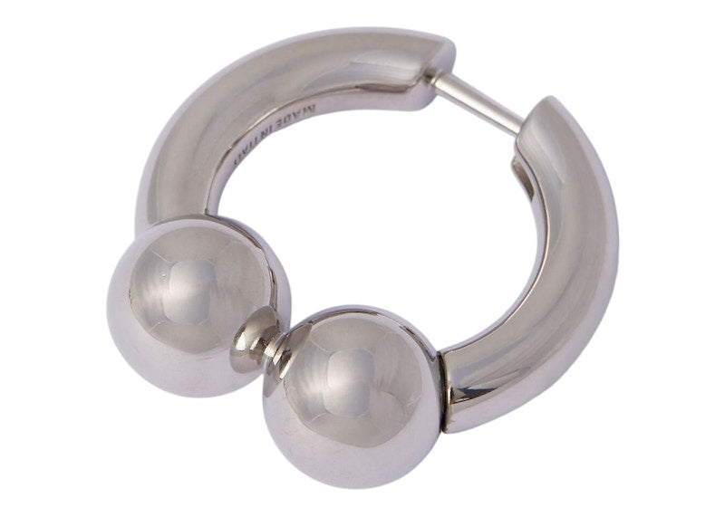 Balenciaga Skate Earrings Silver
