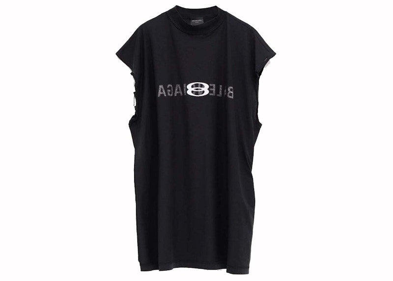 Balenciaga Sleeveless T-shirt Black