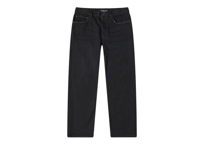 Balenciaga Slim Fit Jeans Black