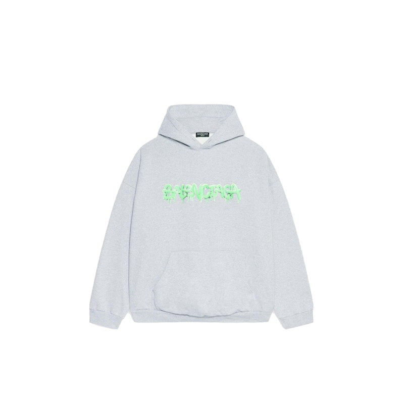 Balenciaga Slime Hoodie Grey Green