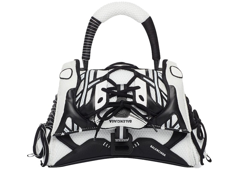 Balenciaga Sneakerhead Top Handle Small Black/White