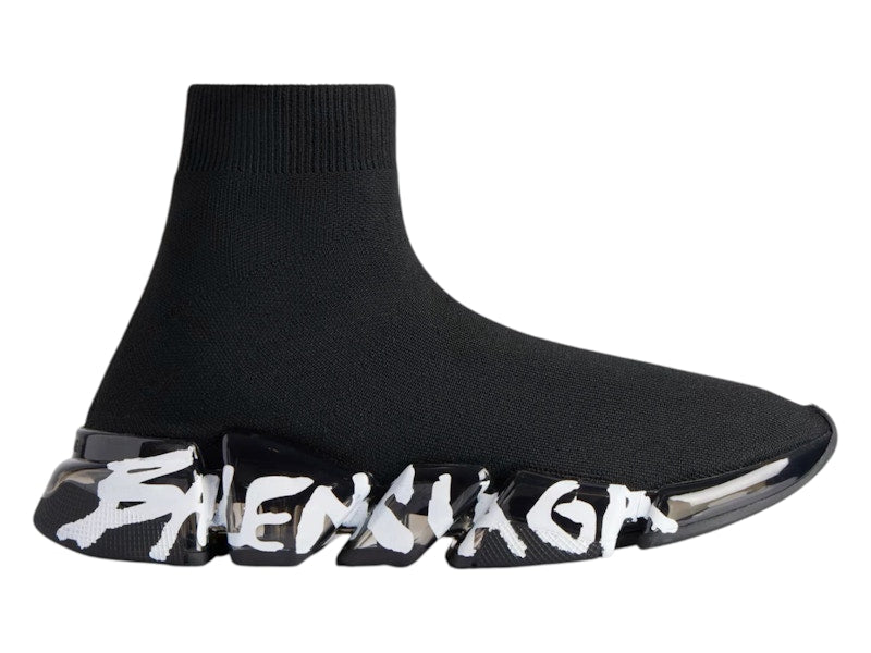 Balenciaga Speed 2.0 Graffiti Black White