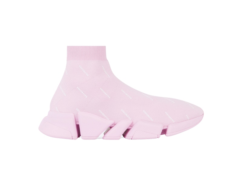 Balenciaga Speed 2.0 Recycled Knit AllOver Pink (Women's)