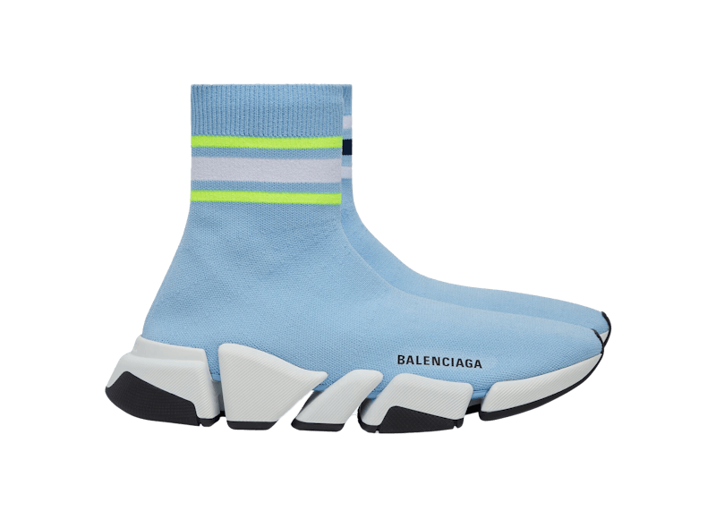 Balenciaga Speed 2.0 Striped Light Blue (Women's)