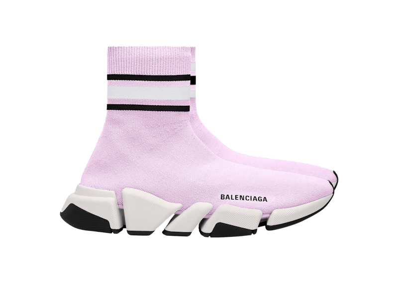 Balenciaga Speed 2.0 Stripped Pink (Women's)