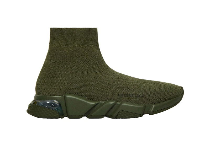 Balenciaga Speed Clear Sole Kaki