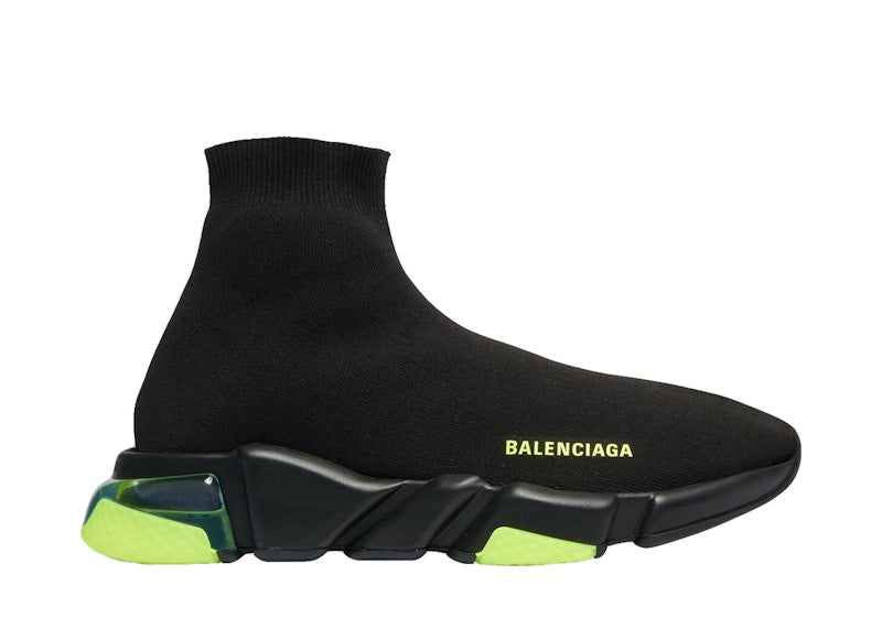 Balenciaga Speed Clear Sole Yellow Fluo