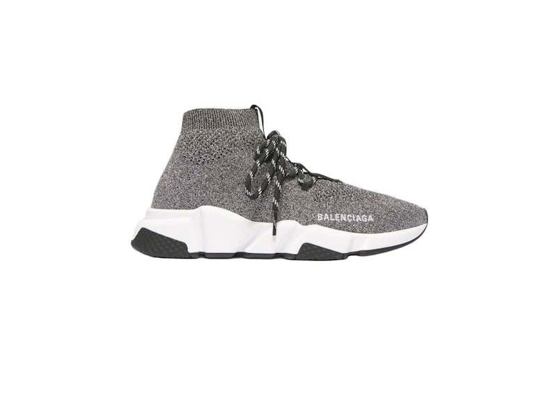 Balenciaga Speed Lace Up Black Cristal (Women's)