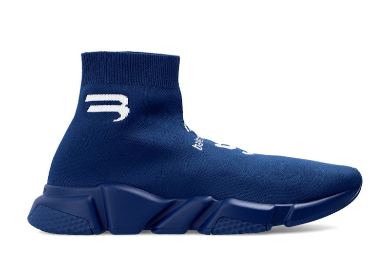 Balenciaga Speed Soccer Runner Navy White