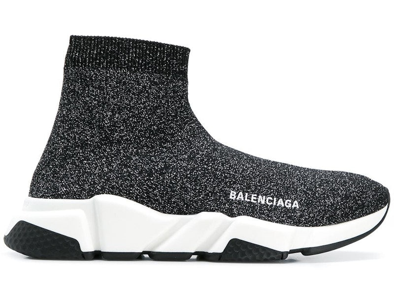 Balenciaga Speed Trainers Mid Lurex Knit (Women's)