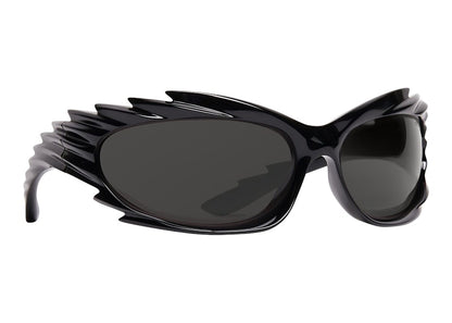 Balenciaga Spike Rectangle Sunglasses Black