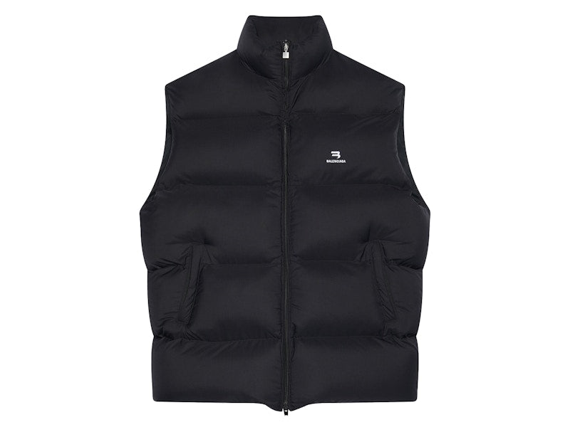 Balenciaga Sporty B Cosy Gilet Black/White