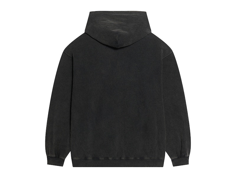 Balenciaga Sporty B Medium Fit Hoodie Black/White