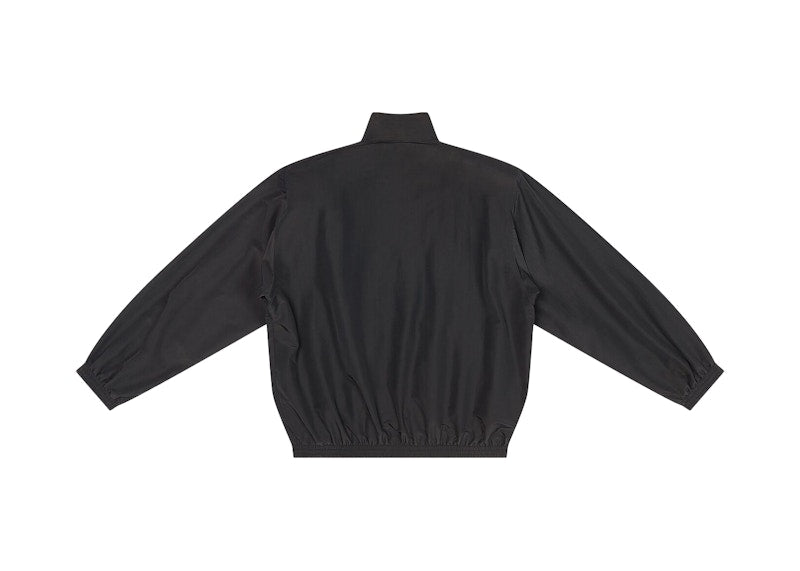 Balenciaga Sporty B Oversized Tracksuit Nylon Jacket Black/White Logo