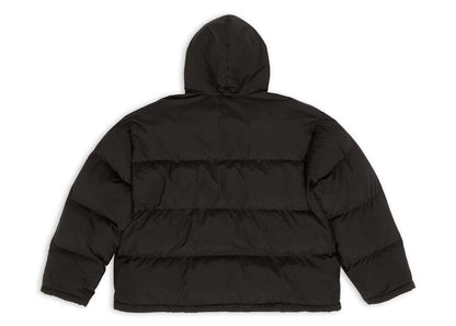 Balenciaga Sporty B Pull-Over Puffer Jacket Black