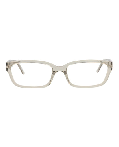 Balenciaga Square-Frame Acetate Optical Frames Beige Beige Transparent (BB0065O-30008235-006)