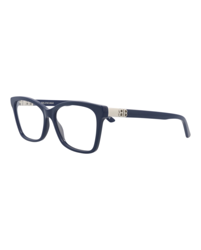 Balenciaga Square-Frame Acetate Optical Frames Blue Blue Transparent (BB0186O-30011856-004)