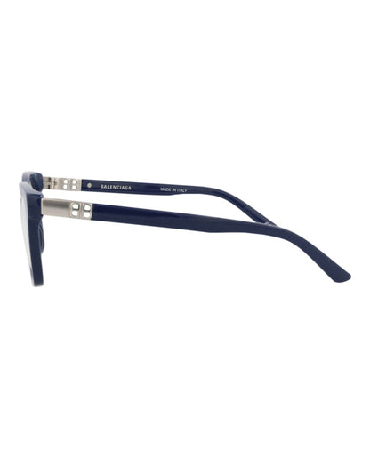 Balenciaga Square-Frame Acetate Optical Frames Blue Blue Transparent (BB0186O-30011856-004)