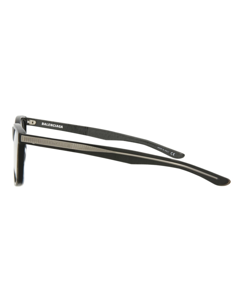 Balenciaga Square-Frame Acetate Optical Frames Grey Grey Transparent (BB0028O-30006620-003)