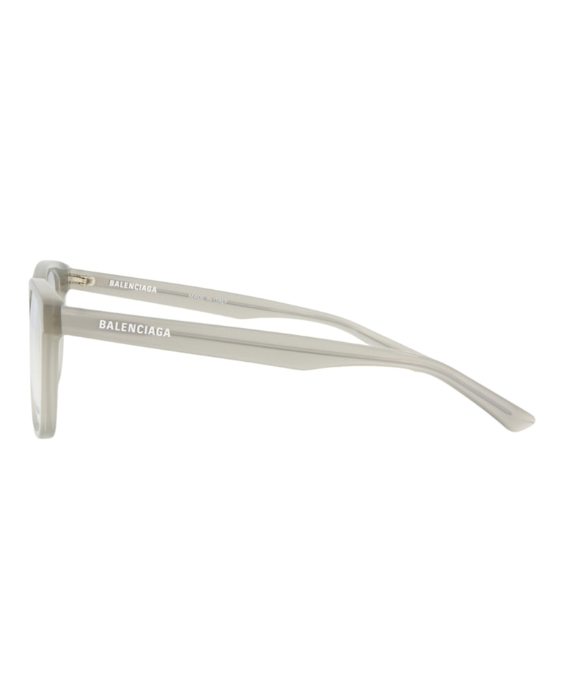 Balenciaga Square-Frame Acetate Optical Frames Grey Grey Transparent (BB0078O-30008400-005)