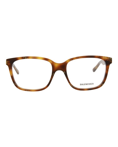 Balenciaga Square-Frame Acetate Optical Frames Havana Havana Transparent (BB0078O-30008400-002)