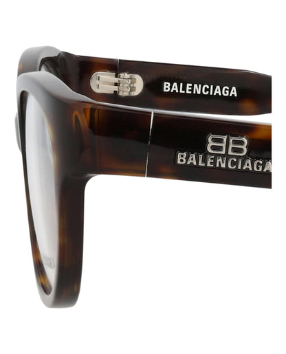 Balenciaga Square-Frame Acetate Optical Frames Havana Havana Transparent (BB0214O-30011975-002)