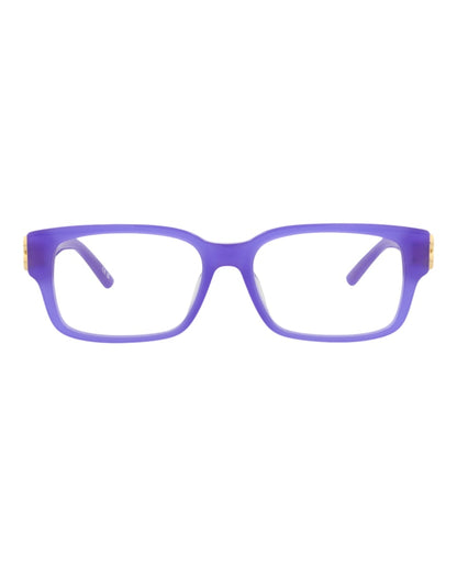 Balenciaga Square-Frame Acetate Optical Frames Violet Gold Transparent (BB0105O-30008979-003)