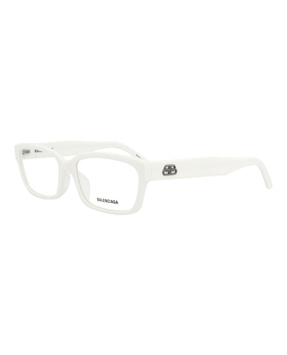 Balenciaga Square-Frame Acetate Optical Frames White White Transparent (BB0065O-30008235-003)