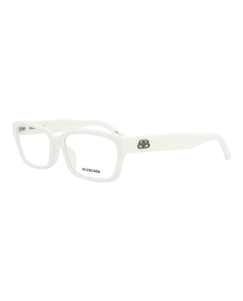 Balenciaga Square-Frame Acetate Optical Frames White White Transparent (BB0065O-30008235-003)