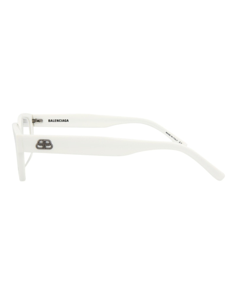 Balenciaga Square-Frame Acetate Optical Frames White White Transparent (BB0065O-30008235-003)