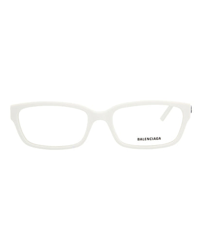 Balenciaga Square-Frame Acetate Optical Frames White White Transparent (BB0065O-30008235-003)