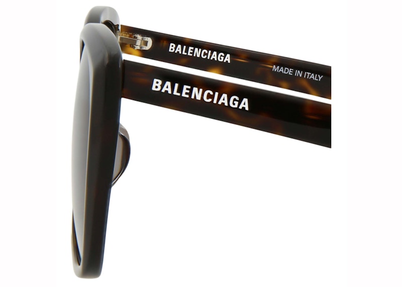 Balenciaga Square Frame Acetate Sunglasses Havana/Brown (BB0175SA-30011345-002-20355)