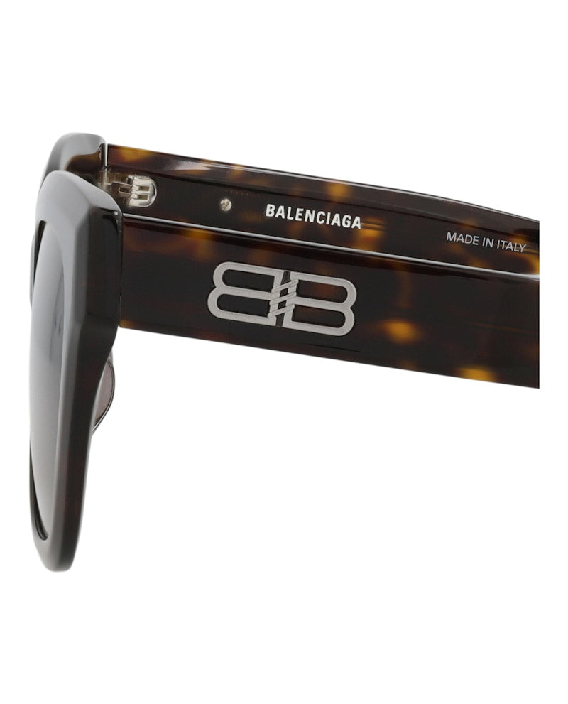 Balenciaga Square-Frame Acetate Sunglasses Havana Havana Brown (BB0237SA-30013522-002)