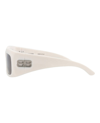 Balenciaga Square-Frame Bio Injection Sunglasses Ivory Ivory Grey (BB0291S-30014550-004)