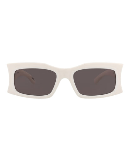 Balenciaga Square-Frame Bio Injection Sunglasses Ivory Ivory Grey (BB0291S-30014550-004)