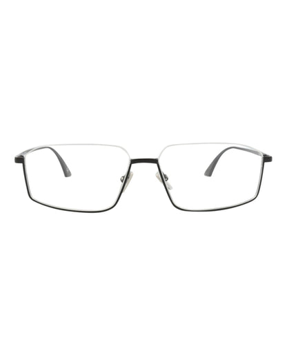 Balenciaga Square-Frame Metal Optical Frames Black Black Transparent (BB0143O-30010029-001)
