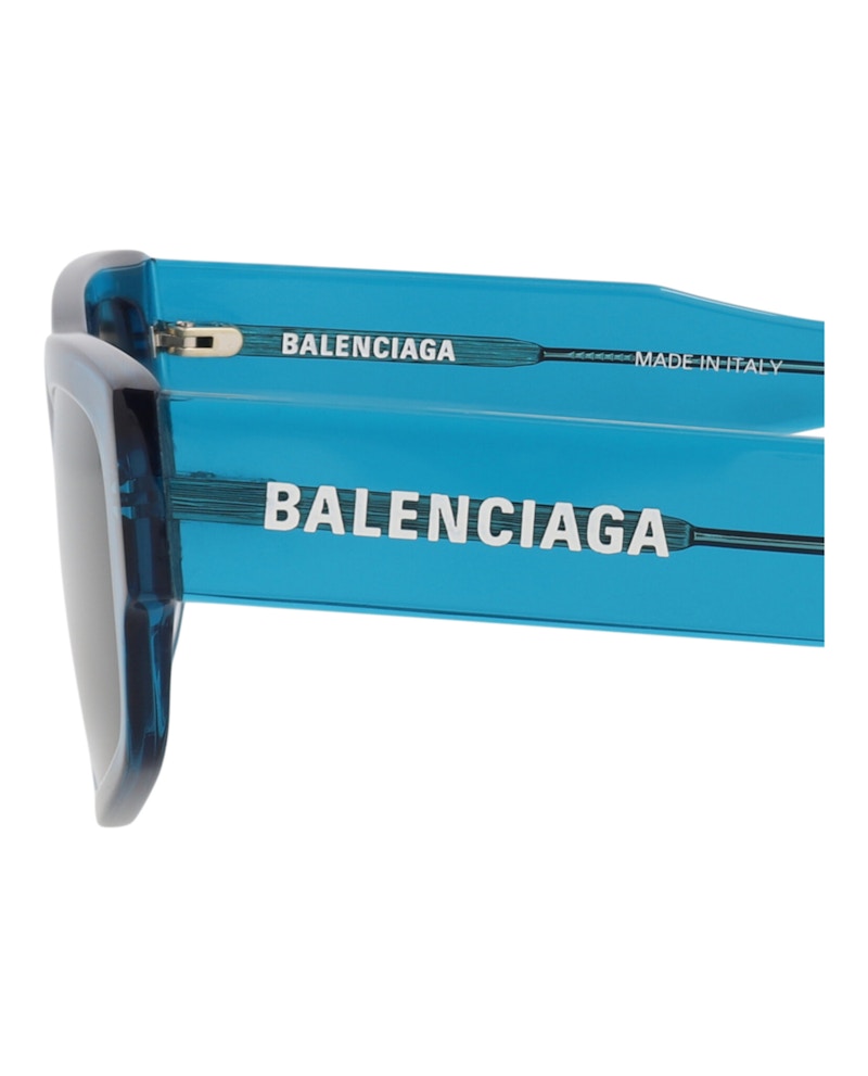 Balenciaga Square-Frame Recycled Acetate Sunglasses Blue Blue Blue (BB0305S-30014522-004)