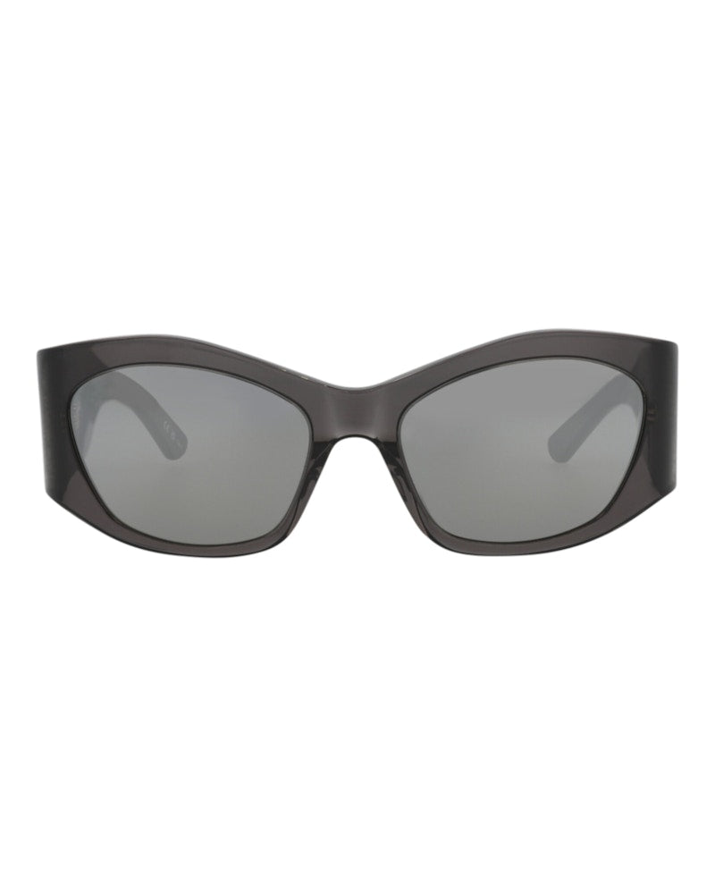 Balenciaga Square-Frame Recycled Acetate Sunglasses Grey Grey Silver (BB0329S-30014894-003)