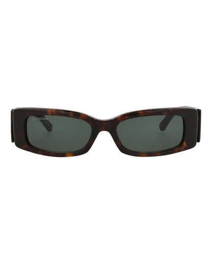 Balenciaga Square-Frame Recycled Acetate Sunglasses Havana/Havana/Green (BB0260S-30013974-002)