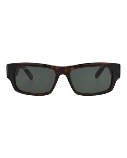 Balenciaga Square-Frame Recycled Acetate Sunglasses Havana Havana Green (BB0261SA-30013975-002)