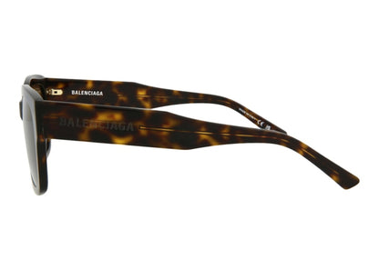 Balenciaga Square Rectangle Sunglasses Havana/Havana Brown (BB0049S-30007967-002)