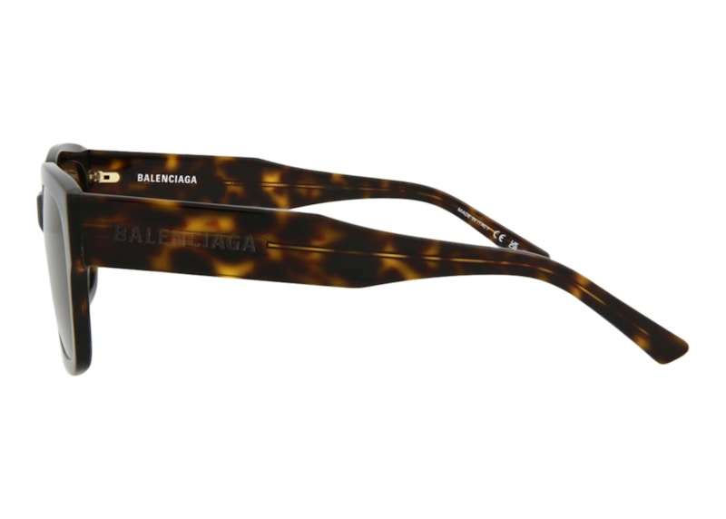 Balenciaga Square Rectangle Sunglasses Havana/Havana Brown (BB0049S-30007967-002)