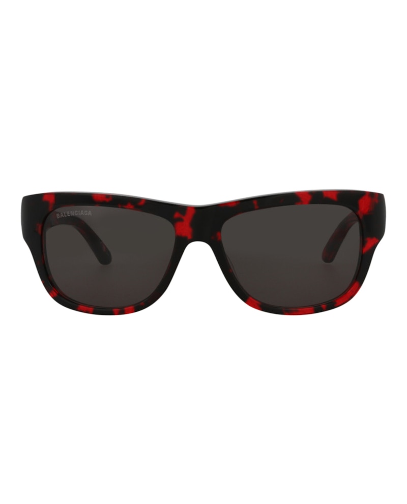 Balenciaga Square Rectangle Sunglasses Havana/Havana/Grey (BB0211S-30011972-004)