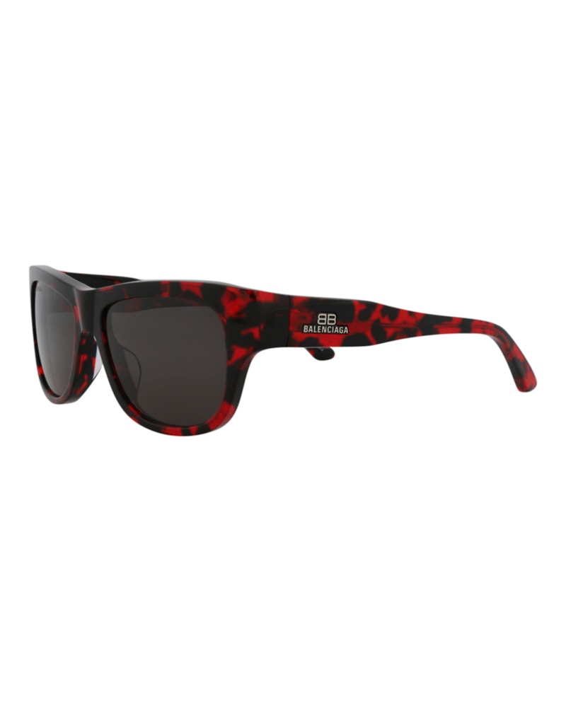 Balenciaga Square Rectangle Sunglasses Havana/Havana/Grey (BB0211S-30011972-004)