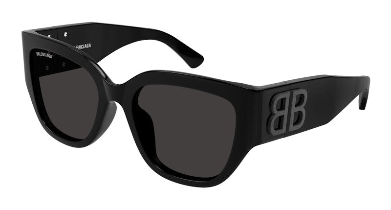 Balenciaga Square Sunglasses Black/Grey (BB0323SK-001)