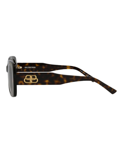 Balenciaga Square Sunglasses Havana/Havana/Brown (BB0048S-30007965-002)