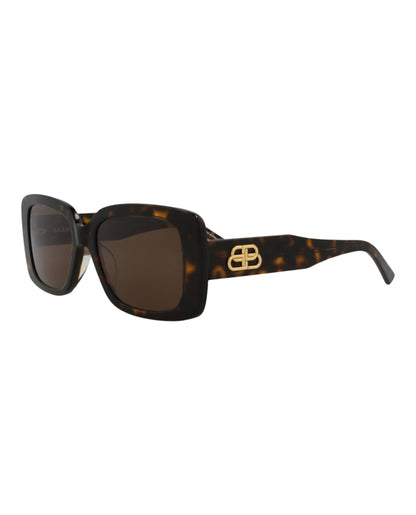 Balenciaga Square Sunglasses Havana/Havana/Brown (BB0048S-30007965-002)